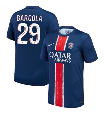 Paris Saint-Germain Bradley Barcola #29 Hemmatröja 2024-25 Kortärmad